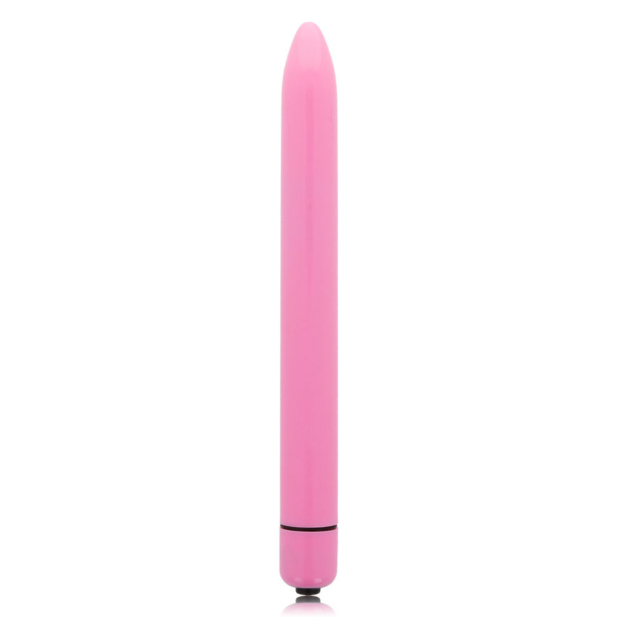 GLOSSY SLIM VIBRADOR ROSA INTENSO