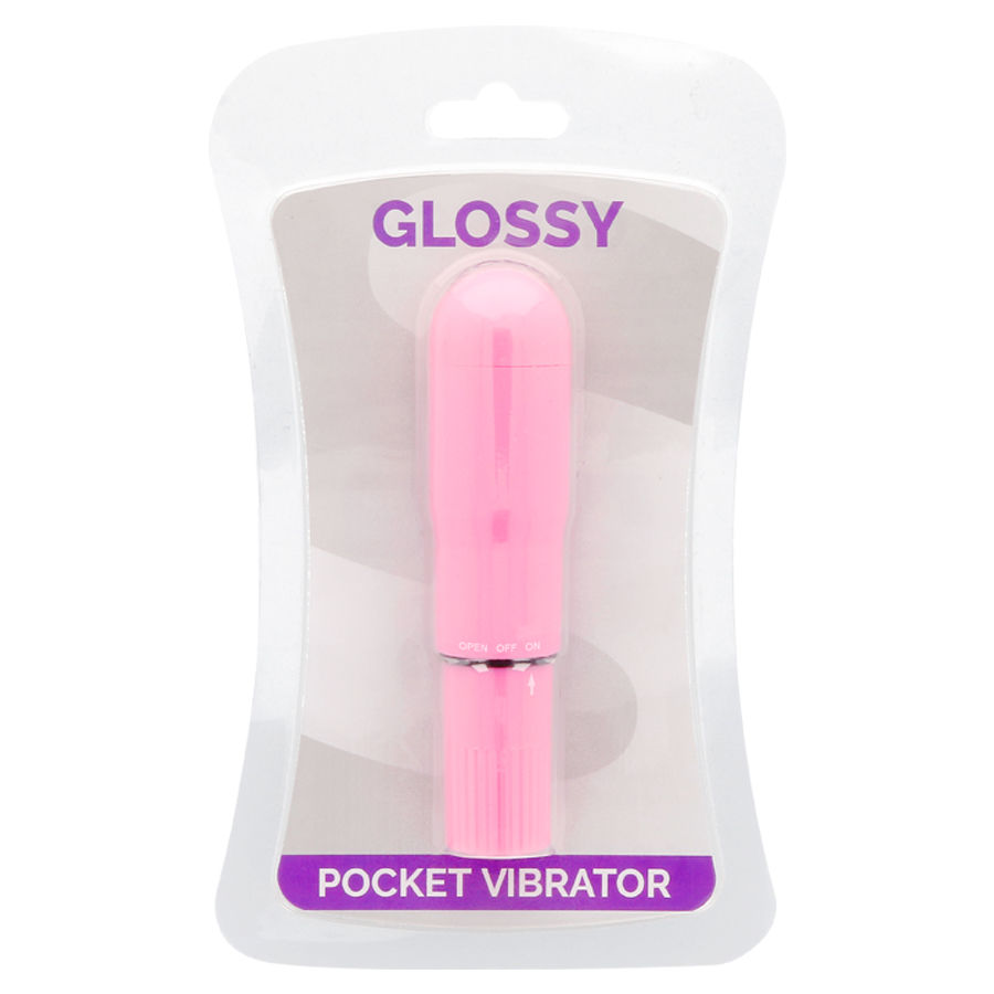 GLOSSY POCKET VIBRADOR ROSA INTENSO