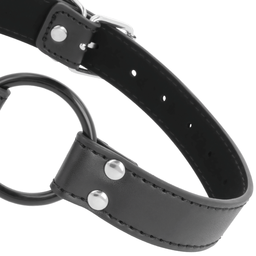 DARKNESS BLACK GAG RING 3,6 CM
