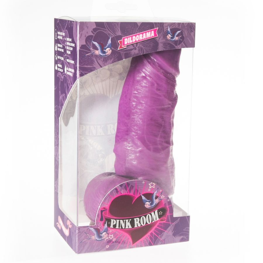 PINK ROOM DAYAN REALISTIC DILDO PURPLE 17 CM