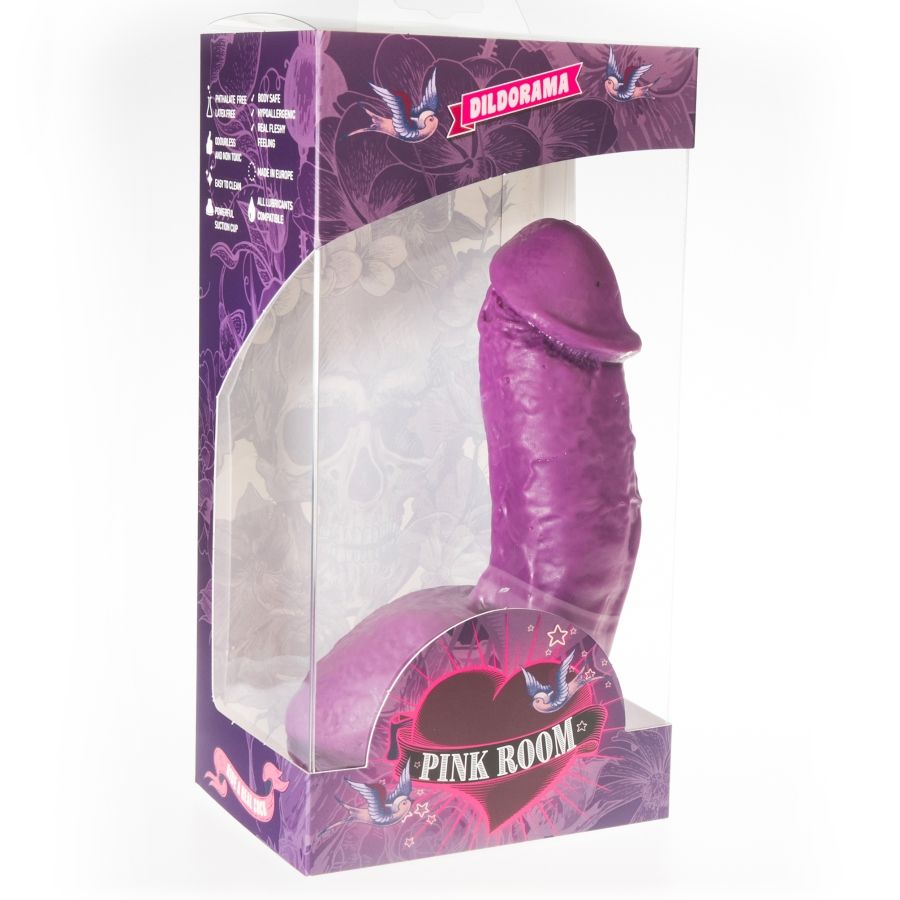 PINK ROOM ELIAN REALISTIC DILDO PURPLE 17.5 CM