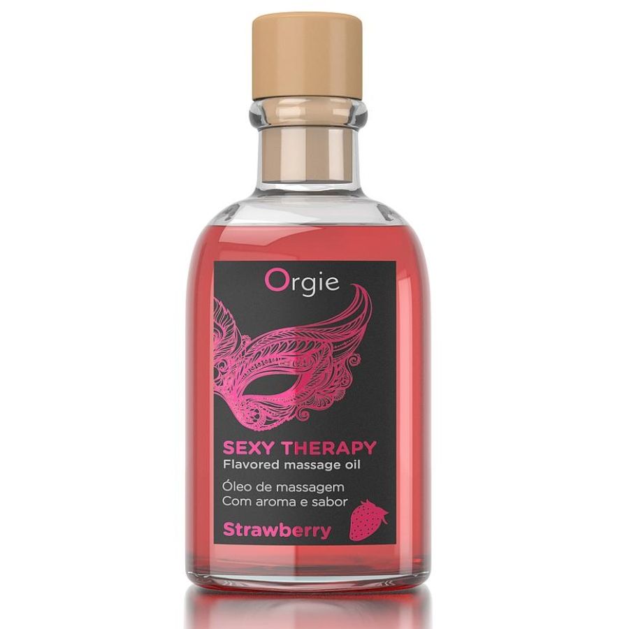 KIT DE MASSAGEM DE LÁBIOS DE ÓRGIE MORANGO