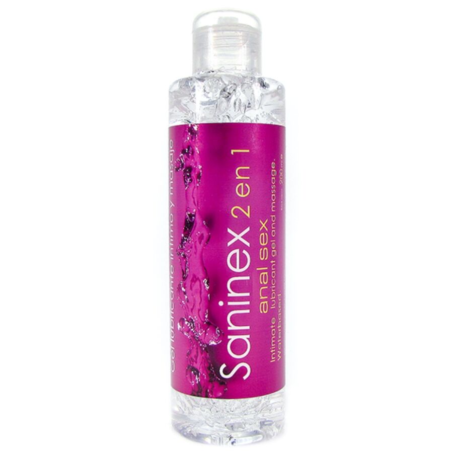 LUBRIFICANTE À BASE DE ÁGUA ANAL SANINEX 200 ML