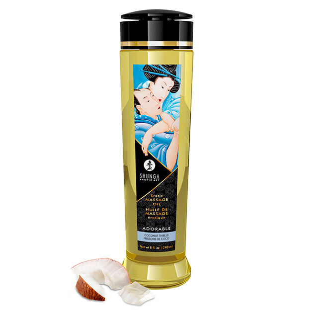ÓLEO DE MASSAGEM ERÓTICO SHUNGA ADORÁVEL
