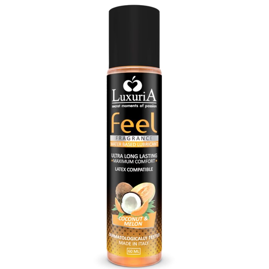 LUXURIA FEEL COCO E LUBRIFICANTE À BASE DE ÁGUA DE MELÃO 60 ML