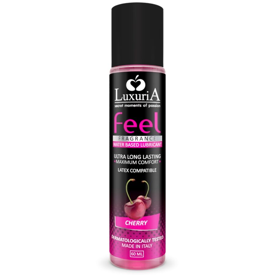 LUXURIA FEEL LUBRIFICANTE À BASE DE ÁGUA DE CEREJA 60 ML