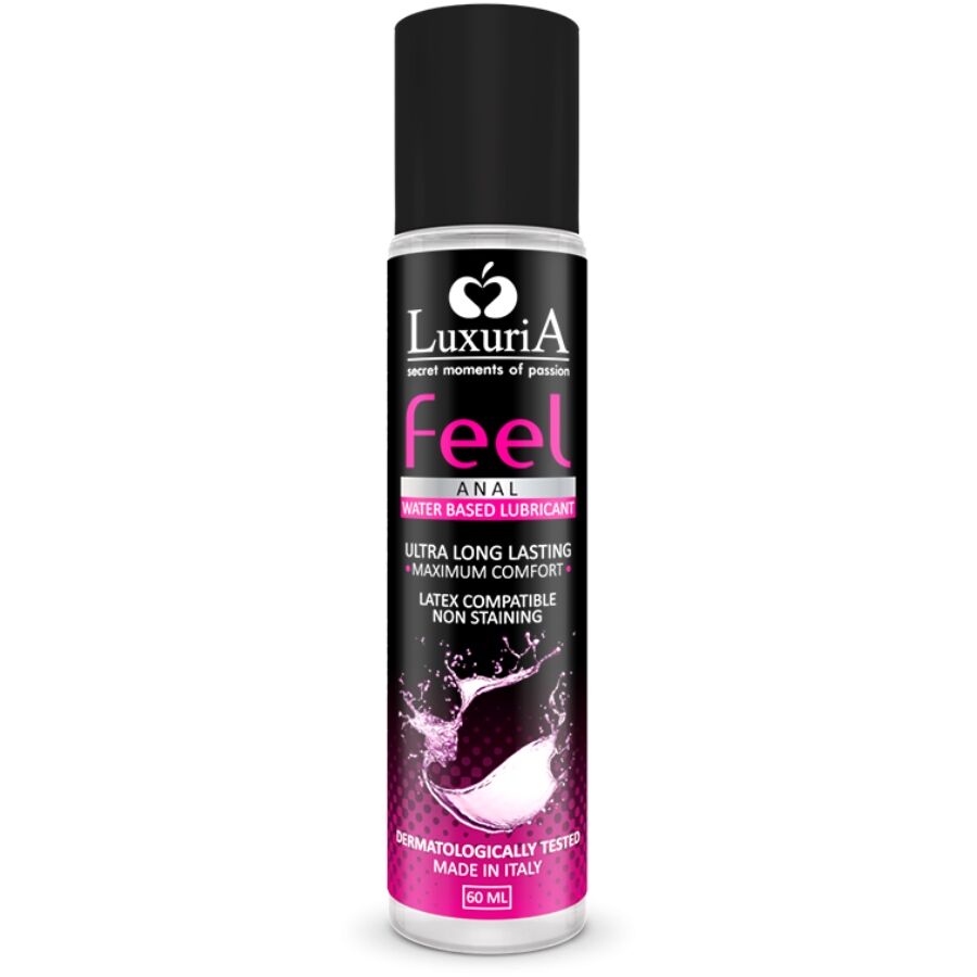 LUXURIA FEEL ANAL LUBRIFICANTE À BASE DE ÁGUA 60 ML