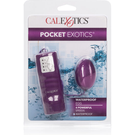 CALEX POCKET EXOTICS IMPERMEÁVEL OVO ROXO 4V