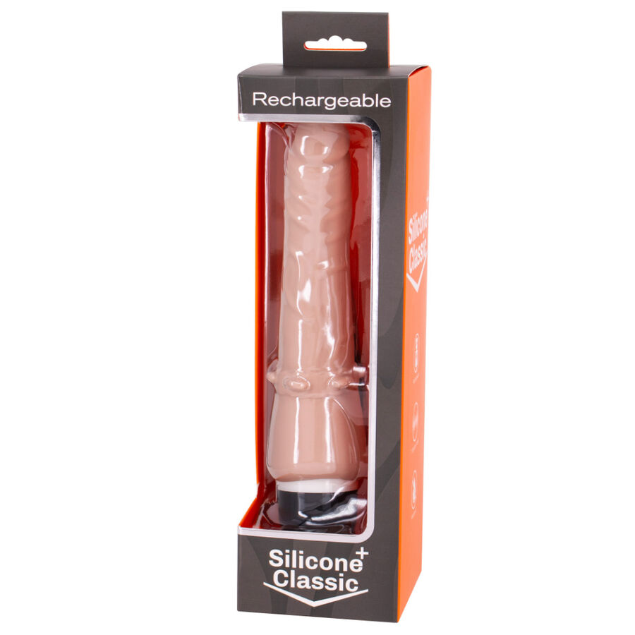SEVÊNCIAS VIBRADOR NATURAL RECARREGÁVEL 7V 20CM