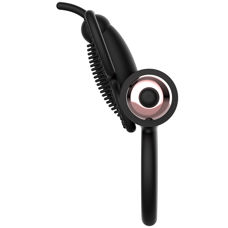 ANEL COQUETE CHIC DESIRE BORBOLETA COM VIBRADOR PRETO/ OURO