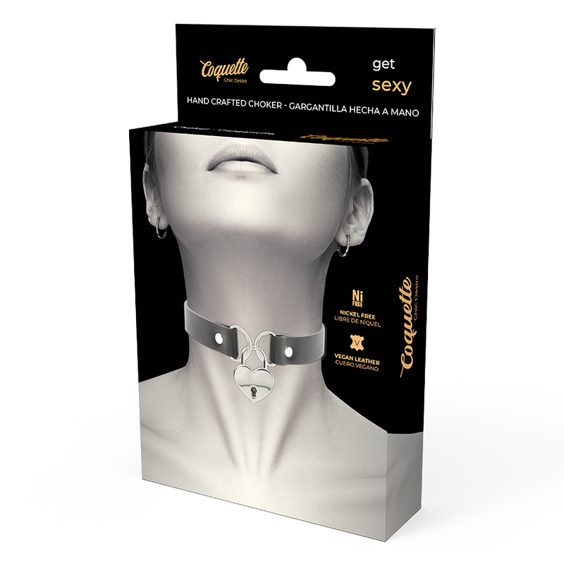COQUETTE CHIC DESIRE CHOKER ARTESANAL CORAÇÃO