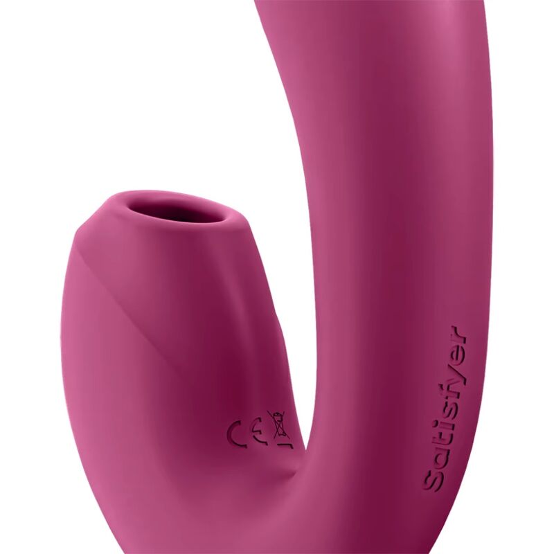 ESTIMULADOR E VIBRAÇÃO SUNRAY SATISFYER – VERMELHO