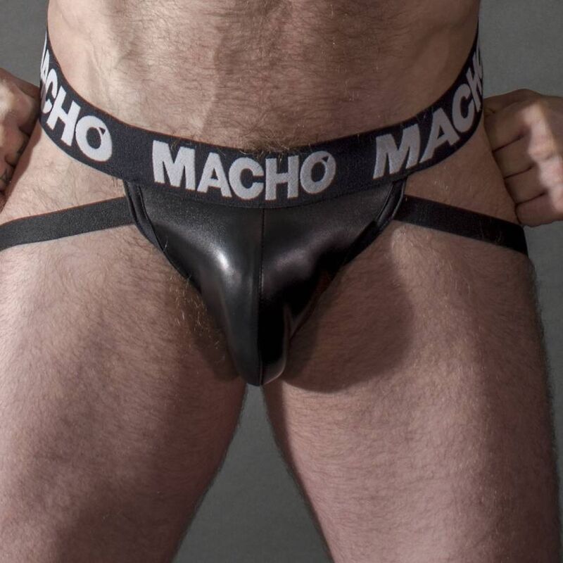 MACHO – MX25NC JOCK BLACK LEATHER S