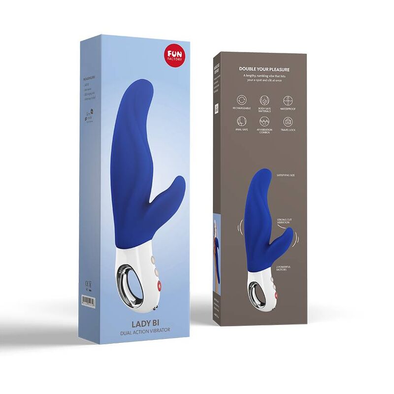 FUN FACTORY – LADY BI DUAL VIBRATOR ULTRAMARIN