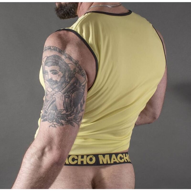 MACHO YELLOW T-SHIRT S/M