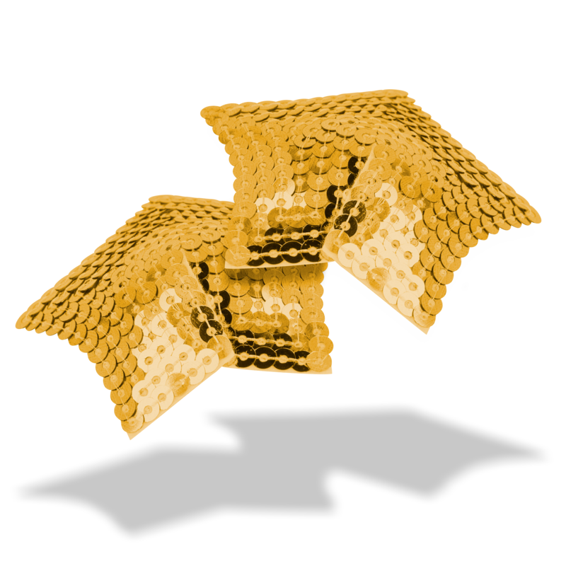 OHMAMA FETISH – GOLDEN SEQUINED STAR NIPPLES COVERS
