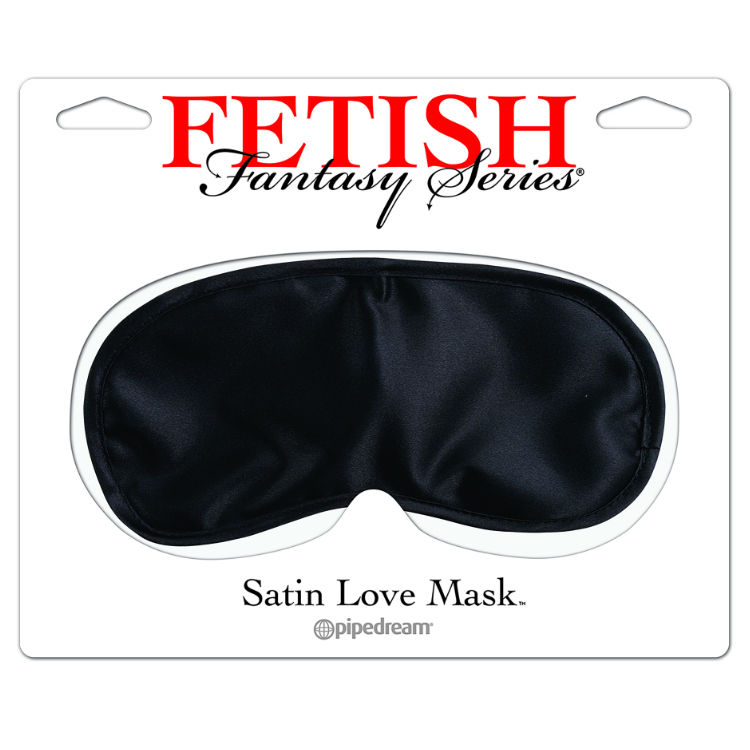 FETICHE FANTASY SATIN LOVE MASK BRANCO.