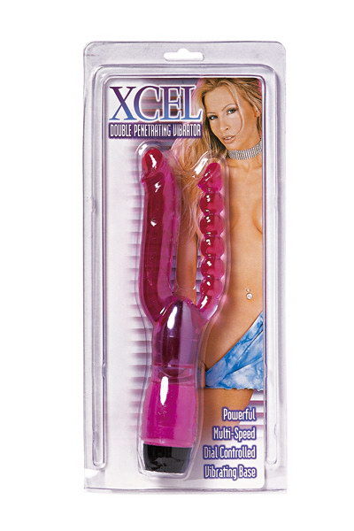 SEVENCREATIONS XCEL DOUBLE VIBRATOR PURPLE