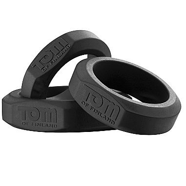 CONJUNTO DE ANEL DE SILICONE DE 3 PEÇAS DA TOM DA FINLÂNDIA