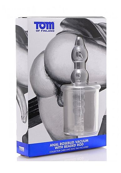 TOM DA FINLÂNDIA ANAL ROSEBUD VÁCUO COM BEABED TRANSPARENTE