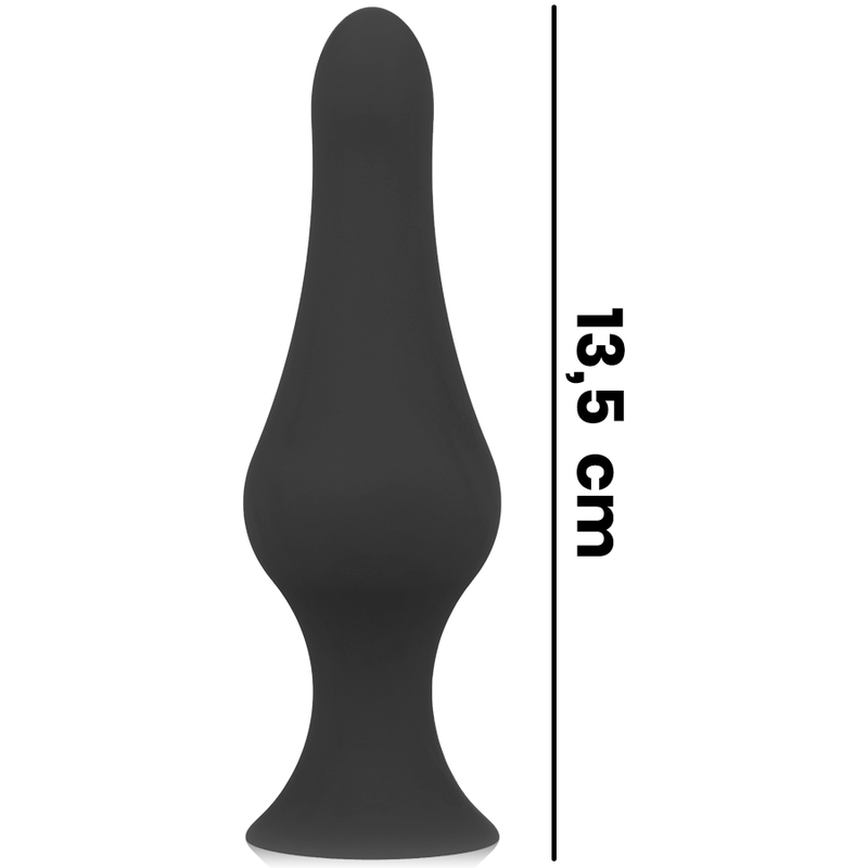 CONJUNTO DE PLUGUE ANAL DE SILICONE OHMAMA – PRETO