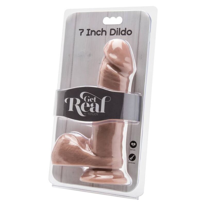 CAIA NA REAL – DILDO 18 CM COM PELE DE BOLAS