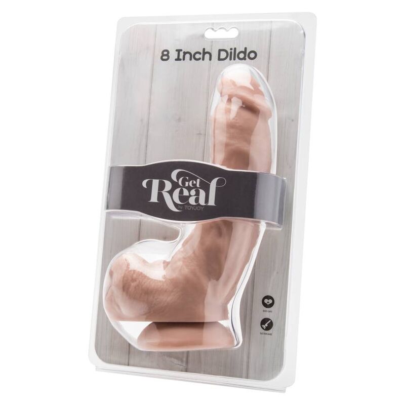 CAIA NA REAL – DILDO 20,5 CM COM PELE DE BOLAS