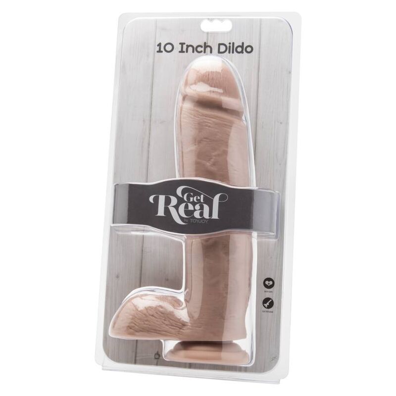 CAIA NA REAL – DILDO 25,5 CM COM PELE DE BOLAS