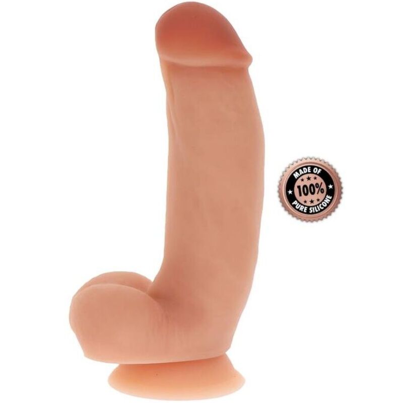 CAIA NA REAL – DILDO DE SILICONE 18 CM W BOLAS PELE