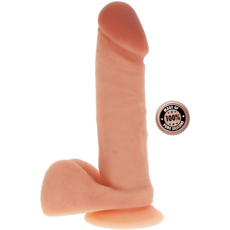CAIA NA REAL – DILDO DE SILICONE 20,5 CM W BOLAS PELE