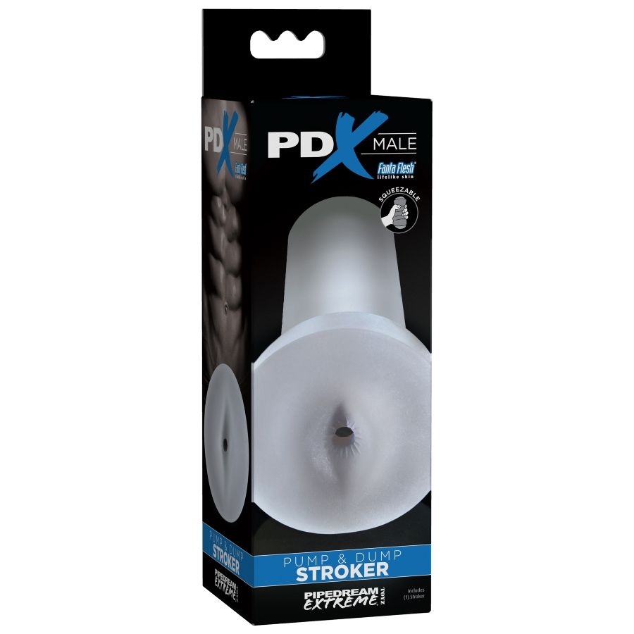 BOMBA MACHO PDX E STROKER DE DUMP – CLEAR